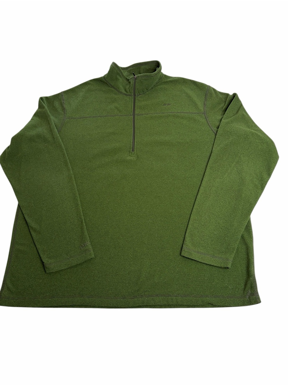 Koppen Moss Green 1/4 Zip long sleeve Shirt XXL